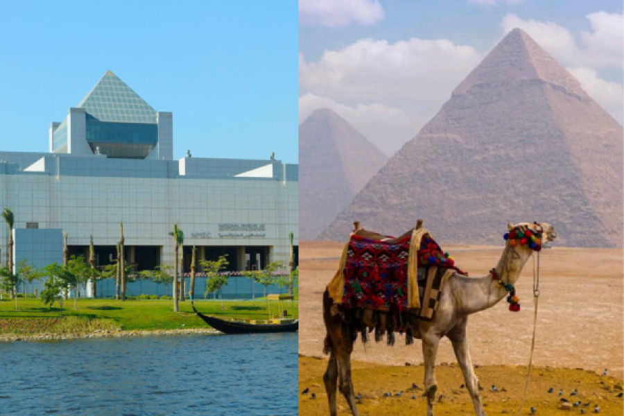 Top rated tour to Giza Pyramids , National Museum of The Egyptian Civilization & Khan El- Khalili bazaar